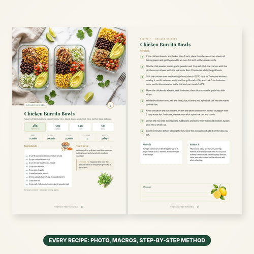 30-Day High-Protein Meal Prep Plan – 64 Recipes PDF
