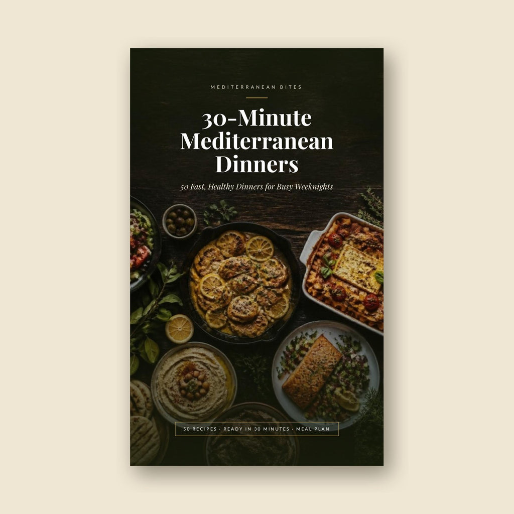 30-Minute Mediterranean Dinners — 50 Fast, Healthy Weeknight Recipes (Digital Cookbook PDF)