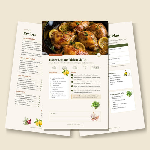 30-Minute Mediterranean Dinners — 50 Fast, Healthy Weeknight Recipes (Digital Cookbook PDF)
