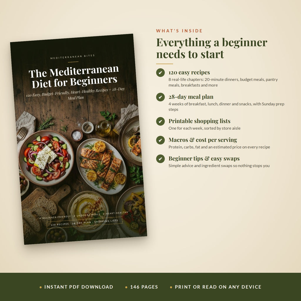 Mediterranean Diet for Beginners Cookbook – 120 Recipes PDF