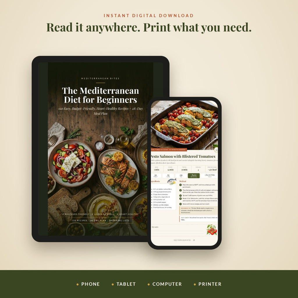 Mediterranean Diet for Beginners Cookbook – 120 Recipes PDF