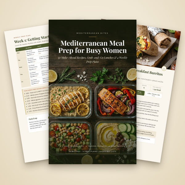 Mediterranean Meal Prep Cookbook for Busy Women – PDF eBook